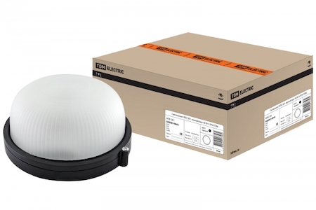 TDM ELECTRIC SQ0303-0042 Светильник НПБ1301 черный/круг 60Вт К IP54 TDM